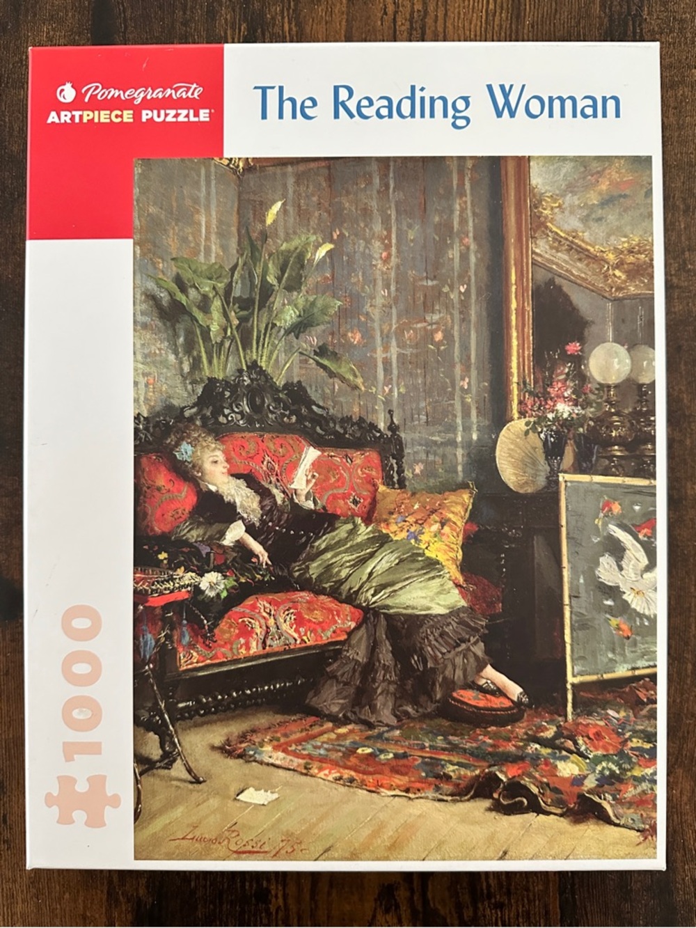 Pomegranate Puzzle, The Reading Woman, 1000 pieces